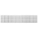 vidaXL Gabion 3,5 mm Dróttal és 5x2,5 cm Rácsos 1000x30x200 cm