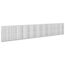vidaXL Gabion 3,5 mm Dróttal és 5x2,5 cm Rácsos 1100x30x200 cm