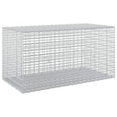 vidaXL Gabion 3,5 mm Dróttal és 5x2,5 cm Rácsos 100x50x50 cm