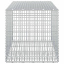 vidaXL Gabion 3,5 mm Dróttal és 5x2,5 cm Rácsos 100x50x50 cm
