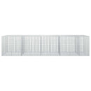 vidaXL Gabion 3,5 mm Dróttal és 5x2,5 cm Rácsos 450x50x100 cm