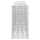 vidaXL Gabion 3,5 mm Dróttal és 5x2,5 cm Rácsos 450x50x100 cm