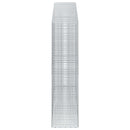 vidaXL Gabion 3,5 mm Dróttal és 5x2,5 cm Rácsos 350x50x200 cm
