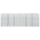vidaXL Gabion 3,5 mm Dróttal és 5x2,5 cm Rácsos 600x50x200 cm