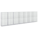 vidaXL Gabion 3,5 mm Dróttal és 5x2,5 cm Rácsos 700x50x200 cm