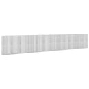 vidaXL Gabion 3,5 mm Dróttal és 5x2,5 cm Rácsos 1200x50x200 cm