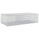 vidaXL Gabion 3,5 mm Dróttal és 5x2,5 cm Rácsos 200x100x50 cm