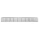 vidaXL Gabion 3,5 mm Dróttal és 5x2,5 cm Rácsos 900x100x100 cm