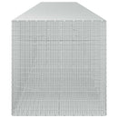 vidaXL Gabion 3,5 mm Dróttal és 5x2,5 cm Rácsos 900x100x100 cm