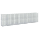 vidaXL Gabion 3,5 mm Dróttal és 5x2,5 cm Rácsos 800x100x200 cm