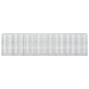 vidaXL Gabion 3,5 mm Dróttal és 5x2,5 cm Rácsos 800x100x200 cm