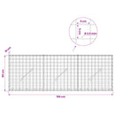 vidaXL Gabion 3,5 mm Dróttal és 5x5 cm Rácsos 150x10x50 cm