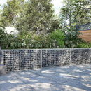 vidaXL Gabion 3,5 mm Dróttal és 5x5 cm Rácsos 200x20x50 cm