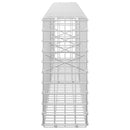 vidaXL Gabion 3,5 mm Dróttal és 5x5 cm Rácsos 200x20x50 cm