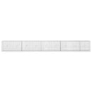 vidaXL Gabion 3,5 mm Dróttal és 5x5 cm Rácsos 450x20x50 cm