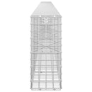 vidaXL Gabion 3,5 mm Dróttal és 5x5 cm Rácsos 450x20x50 cm