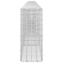 vidaXL Gabion 3,5 mm Dróttal és 5x5 cm Rácsos 600x20x50 cm