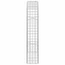 vidaXL Gabion 3,5 mm Dróttal és 5x5 cm Rácsos 50x20x100 cm