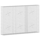 vidaXL Gabion 3,5 mm Dróttal és 5x5 cm Rácsos 150x20x100 cm
