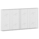 vidaXL Gabion 3,5 mm Dróttal és 5x5 cm Rácsos 200x20x100 cm
