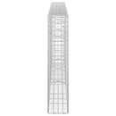 vidaXL Gabion 3,5 mm Dróttal és 5x5 cm Rácsos 200x20x100 cm