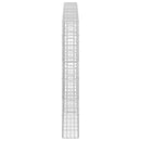 vidaXL Gabion 3,5 mm Dróttal és 5x5 cm Rácsos 200x20x150 cm