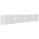 vidaXL Gabion 3,5 mm Dróttal és 5x5 cm Rácsos 850x20x150 cm
