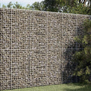 vidaXL Gabion 3,5 mm Dróttal és 5x5 cm Rácsos 100x20x200 cm