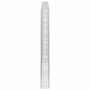 vidaXL Gabion 3,5 mm Dróttal és 5x5 cm Rácsos 150x20x200 cm