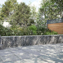 vidaXL Gabion 3,5 mm Dróttal és 5x5 cm Rácsos 400x30x50 cm