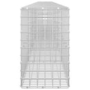 vidaXL Gabion 3,5 mm Dróttal és 5x5 cm Rácsos 600x30x50 cm