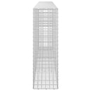vidaXL Gabion 3,5 mm Dróttal és 5x5 cm Rácsos 350x30x100 cm