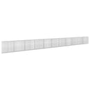 vidaXL Gabion 3,5 mm Dróttal és 5x5 cm Rácsos 1100x30x100 cm