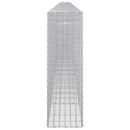 vidaXL Gabion 3,5 mm Dróttal és 5x5 cm Rácsos 1100x30x100 cm