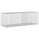vidaXL Gabion 3,5 mm Dróttal és 5x5 cm Rácsos 150x50x50 cm