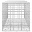 vidaXL Gabion 3,5 mm Dróttal és 5x5 cm Rácsos 150x50x50 cm