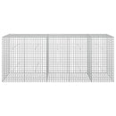 vidaXL Gabion 3,5 mm Dróttal és 5x5 cm Rácsos 250x50x100 cm