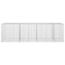 vidaXL Gabion 3,5 mm Dróttal és 5x5 cm Rácsos 350x50x100 cm