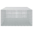 vidaXL Gabion 3,5 mm Dróttal és 5x5 cm Rácsos 350x100x50 cm