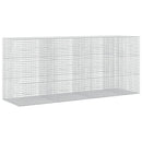 vidaXL Gabion 3,5 mm Dróttal és 5x5 cm Rácsos 350x100x150 cm