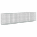 vidaXL Gabion 3,5 mm Dróttal és 5x5 cm Rácsos 800x100x200 cm