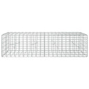 vidaXL Gabion 3,5 mm dróttal és 5x10 cm-es hálóval 200x20x50 cm