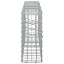 vidaXL Gabion 3,5 mm dróttal és 5x10 cm-es hálóval 200x20x50 cm