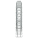 vidaXL Gabion 3,5 mm dróttal és 5x10 cm-es hálóval 350x20x100 cm