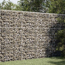 vidaXL Gabion 3,5 mm dróttal és 5x10 cm-es hálóval 50x20x150 cm