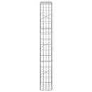 vidaXL Gabion 3,5 mm dróttal és 5x10 cm-es hálóval 50x20x150 cm