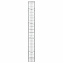 vidaXL Gabion 3,5 mm dróttal és 5x10 cm-es hálóval 50x20x200 cm