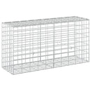 vidaXL Gabion 3,5 mm dróttal és 5x10 cm-es hálóval 100x30x50 cm