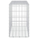 vidaXL Gabion 3,5 mm dróttal és 5x10 cm-es hálóval 100x30x50 cm