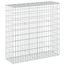 vidaXL Gabion 3,5 mm dróttal és 5x10 cm-es hálóval 100x30x100 cm
